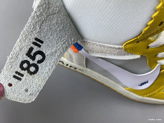 Rep Husky Dark Powder AQ0818-149 Air Off-White White Jordan x NRG 1 Yellow-Cone 0822